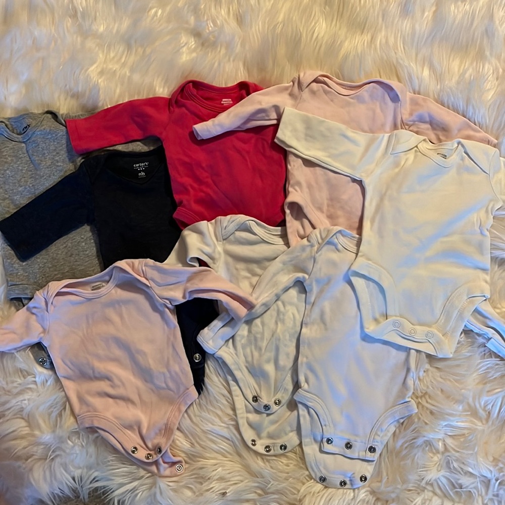 Newborn Long Sleeved Body Suits